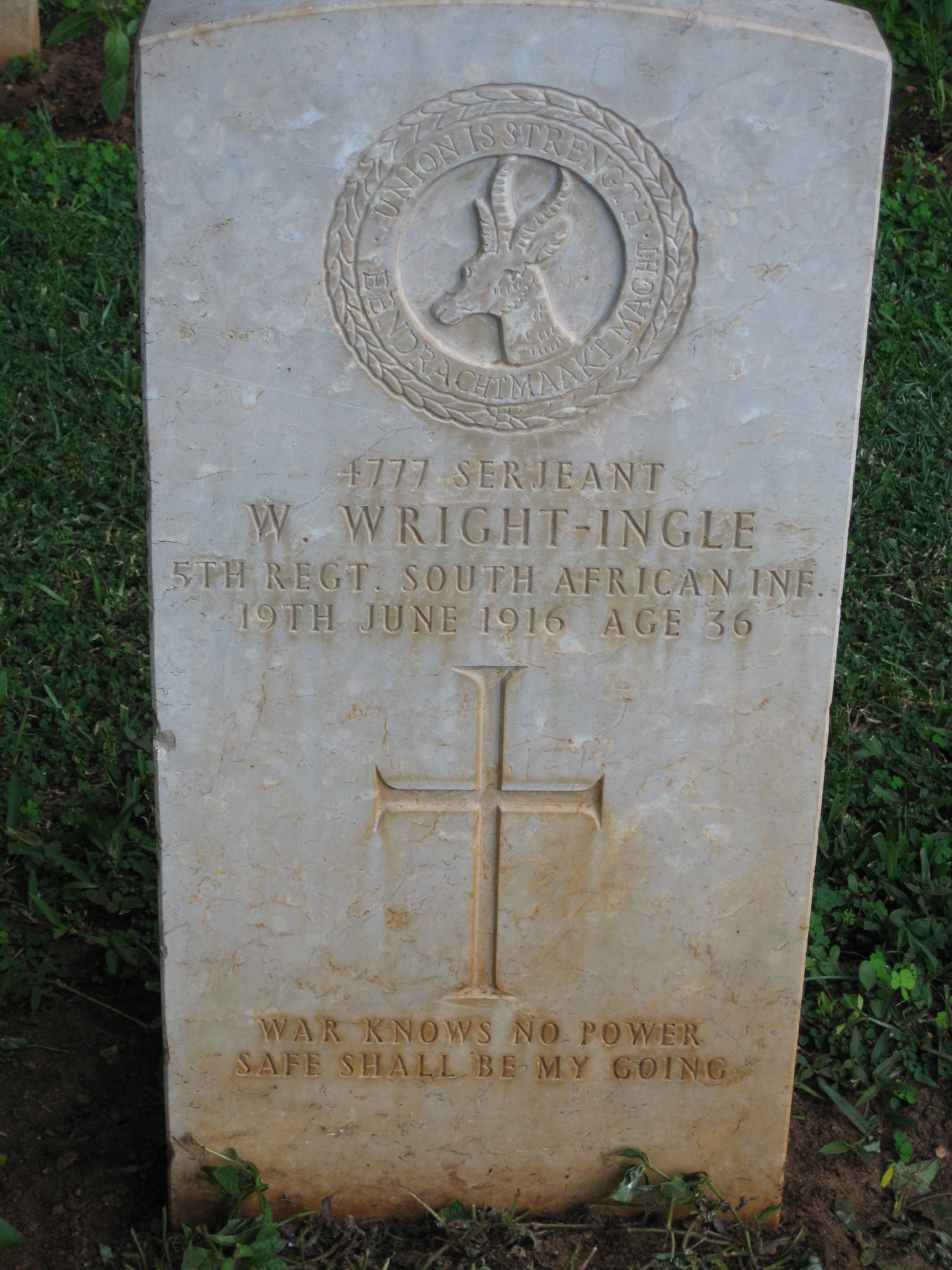 Photo from /search/photos/Tanzania/DAR ES SALAAM WAR CEMETERY/WRIGHT-INGLE_W.jpg